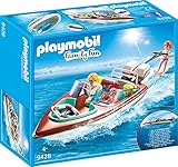 PLAYMOBIL Family Fun 9428 - Motorboot mit Unterwassermotor, ab 4 J