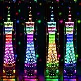 LIJDD DIY Bluetooth Bunte LED Sauberes Cube Canton Tower Kit mit Verstärker und Acrylhülle Elektronisches B