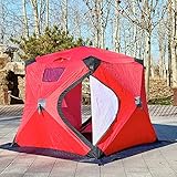 SUYUDD Tragbares Pop-Up Eisfischen Shelter Zelt Outdoor Dressing Duschen Toilettenzelt Winter Angelzelt Outdoor Campingzelt zum E