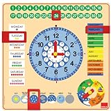 Jumbo Spiele Kalender Uhr Lernmaterial Eng
