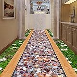 Benutzerdefinierte Foto 3D Bodentapete Kopfsteinpflaster Kleine Straße Wohnzimmer Eingang Korridor 3D Bodenbelag PVC Selbstklebendes Wandbild-400 * 280