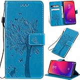 HUANGTAOLI Handyhülle für LG G8S ThinQ - Hülle Klappbar mit Kartenfach - LG G8S ThinQ Flip Case Schutzhülle Tasche Handytasche Klapphülle (6.21')