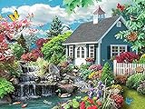 Diamant Malerei Haus 5D DIY Voller Platz Strass Stickerei Landschaft Mosaik Weihnachtsschmuck Für Zuhause A9 50x70