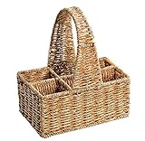KESPER 19850 Flaschenkorb 6-fach aus Maisstroh/Flaschenhalter/Flaschen-Tray