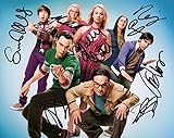 Fotodruck von The Big Bang Theory, mit vorgedrucktem Autogramm, limitierte E