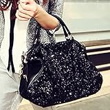 LnLyin Damen Vintage Clutches Geldbörsen Abendtaschen Glitzer Pailletten Handtasche Schultertasche für Hochzeit Braut Abschlussball Party