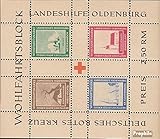 Prophila Collection Oldenburg (Lokalausgaben) Block I A 1948 Landeshilfe Oldenburg (Briefmarken für Sammler) R