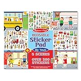Reusable Sticker Pad - My Town: Activity Books - Coloring/Painting/Stick