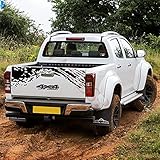 nasASLK 4x4 Off Road Vinyl Aufkleber Pickup Karosserie Outdoor wasserdichte Aufkleber Heck Kofferraum Dekor Aufkleber, Für Isuzu D-MAX