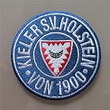 2stk Kiel Holstein Aufnäher Patch Football Fussball Soccer Club Iron on bügelbild aufbügler Badg