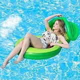 Luchild Avocado WasserHängematte, Aufblasbares Schwimmbett, luftmatratze Pool, Pool Liege, Float Hängematte, Loungesessel Pool für Erwachsene und Kinder. Ideal auf Reisen - Leicht verstaub