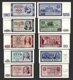 *** 5, 10, 20, 50, 100 DDR Mark Geldscheine 1964 Alte DDR Währung - Pick 22 - 26 - Reproduktion ***
