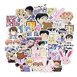 50St. Ouran High School Host Club Aufkleber, japanische Cartoon Anime Vinyl Aufkleber Stickers für Laptop, Wasserflasche, Auto, Skateboard, Gitarre, Helm…