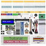 FREENOVE Super Starter Kit for Raspberry Pi 4 B 3 B+ 400, 411-Page Detailed Tutorials, Python C Java Scratch Code, 164 Items, 54 Projects, Solderless Breadb