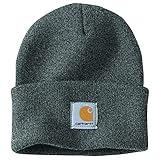 Carhartt Herren A18 Beanie Hat, Grau (Coal Heather), Einheitsgröße EU