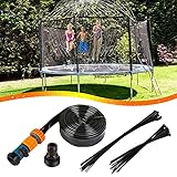 Trampolin Sprinkler 12m, Trampolin Wassersprinkler Sprinkler Schlauch Trampolin Spray Wasserpark,Wasserspiel Trampolin Zubehör, Sommer Outdoor Trampolin Wasser Sprinkler fü