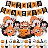 BSNRDX Halloween Deko Gruseliger Bär Luftballons Set Party Deko Halloween Kinder Luftballons Geburtstags Luftballonsset，Halloween Party Indoor Outdoor Dekoration Horror Scary Cake Cards…