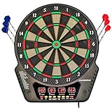 HUDORA Unisex Erwachsene Elektronik-dartboard Led 04 Darts, bunt, für max. 16 Spieler EU