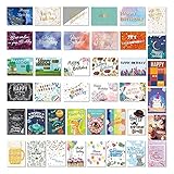Grußkarten Grußkarte 4. 0PCS. Geburtstagskarten mit 4 0PCS. Umschläge Kreative Geburtstagskarten Bulk Box Set Party Supplies Geburtstagskarten 3D-Geburtstagsk