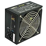 Rhombutech® 700 Watt PC-Netzteil ATX - Gaming - Saving Power - Effizient bis zu 84% - Aktiv PFC - 140mm kugelgelagerter Lüfter (MP-700)