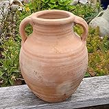 rustikale Amphore ca. 25 cm hoch aus Terracotta Terrakotta Krug Vase Liegeamphore Blumentopf Pflanzgefäß Pflanzamp