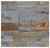 1 Muster W-023 Quarzit Rustic Naturstein Wandgestaltung Mauerverkleidung Wandverkleidung Steinwand Natural Stone Wall Cladding - Fliesen Lager Verkauf Stein-Mosaik Herne NRW