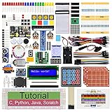 FREENOVE Ultimate Starter Kit for Raspberry Pi 4 B 3 B+ 400, 561-Page Detailed Tutorials, Python C Java Scratch Code, 223 Items, 72 Projects, Solderless Breadb