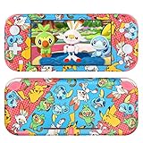 DLseego Skin für Switch Lite, Animal Wrap Vinyl Decal Full Set Faceplate Aufkleber Case Kratzfest und Wasserdicht Matte Cover Kompatibel mit Switch Lite- Multicolor Pok