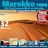 ★ Marokko Morocco Topo GPS Karte GB microSD Card für Garmin Navi, PC & MAC Garmin Navigationsgeräte Navigationssoftware ★ ORIGINAL von STILTEC ©