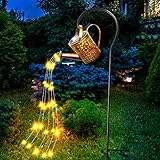 Solare Gartenleuchten,LED Gartenlichter Feenlampe, Gartenbeleuchtung Sternenhimmel-Gießkanne ip65 Wasserdicht, Sternenhimmel-Dusche Gartenkunstleuchten für die Garten-Rasendekoration im F