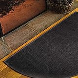 fuguzhu Kaminbodenplatte, Funkenschutzplatte für Kaminofen, Bodenblech zum Schutz des Bodens vor Funken, hitzebeständige Hitzeschutzplatte (50 * 80cm)