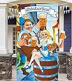 Wishstar Oktoberfest Deko, Oktoberfest Foto Requisit Banner, Oktoberfest Photo Booth Hintergrund, Oktoberfest Bayerisches Partyset Dekorationen, Lustige Oktoberfest Spiel Lieferung