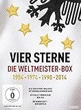 Vier Sterne - Die Weltmeister-Box - 1954 1974 1990 2014 / Alle deutschen Finalsiege mit Originalkommentaren von ARD und ZDF + Die offiziellen Turnierfilme der FIFA + Die Mannschaft (5 DVDs)