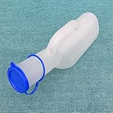 DDSGG Urinal für Männer, mit Deckel, tragbare Urinflasche für Outdoor, Camping, 1000
