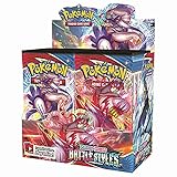 Pokemon Battle Styles 36 Booster Display | ENGLISCH | PKM Karten NEU GÜNSTIG | + Arkero-G 100 Standard Soft Sleeves Kartenhü
