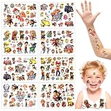 Paw Patrol Tattoo Kinder, 8 Blätter Tattoo Kinder, Paw Patrol Kindertattoos Aufkleber, Temporäre Tattoos Set, Kindertattoo, Wasserdichte Kindertattoos, Kindergeburtstagsgeschenk Partydek