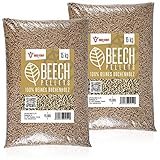 BBQ-Toro Beech Pellets aus 100% Buchenholz (30 kg) | Buchenpellets für Grill, Smoker, Pellet-Pizzaofen und Heizungsanlagen | Grillp