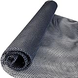 Windhager Marder-Abwehr Bodenmatte aus HDPE, Marderschreck, Madergitter, Maderschutzgitter, Mardermatte für Auto, 1,5 x 1,9m, 10mm Maschenweite, 300g/m², 05373, schw