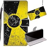 Yiizy Handyhüllen für Samsung Xcover 5 Ledertasche Flip Cover Hülle Stoßfestes Silikon mit Standfunktion Kreditkartenhüllen PU Tasche Schutzhülle für Galaxy Xcover 5 Hülle 4