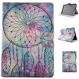 LMAZWUFULM Hülle für Amazon Kindle Paperwhite 2015/2014 Generation 6.0 Zoll PU Leder Magnet Sleep/Wake Funktion Lederhülle Pfau und Holzhaus MusterStent-Funktion Holster Flip C