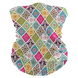 JUMBEAR Mandala Stil Schutzmaske Hals Gaiter Multifunktionstuch Bandana Balaclavas Atmungsaktiv Magic Schal Kopfbedeckung Stirnband für Ootdoor Sport Staub Wind Sonne UV-Schutz für Männer F