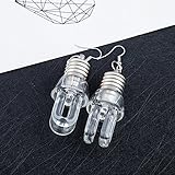 nacola Fashion Frauen Colorful LED Leuchtmittel Ohrringe Ohr Haken für Frauen Mädchen Geschenk Halloween Party Style 2