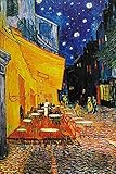 1art1 Vincent Van Gogh - Terrasse des Cafés An Der Place Du Forum In Arles Am Abend, 1888 Poster 91 x 61