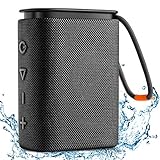 Bluetooth Lautsprecher, Hadisala H2 Bluetooth 5.0 Kabellose Tragbare Musikbox mit Rich Bass HD Stereo Sound, IPX7 Wasserdicht, 15H Playtime USB-C Ladung, Two Lautsprecher paarung für Freien und R