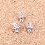 WANM Anhänger 20pcs Charms Schnuller Beißring 13x10x10mm Antike Anhänger Vintage Tibetischen Silber Schmuck DIY Für Armband Halsk