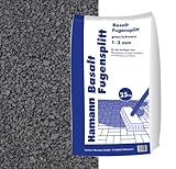 Hamann Mercatus GmbH Basalt Fugensplitt 1-3 mm 25 kg Sack - zur dekorativen, kreativen und individuellen Garten und Weggestaltung