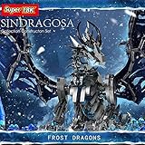 YYGE Dragon Bausteine Bauset, 1388 Teile Frost Dragon Spielzeug Set Modell Baustein Gesetzt Kompatibel mit Leg