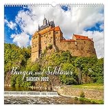 Kalender Burgen und Schlösser Sachsen 2022 | 30 x 30