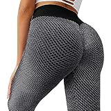 Damen Sport Leggings,hohe Taille Sporthose Lange Yogahosen,Sport Leggins Yoga Tights,Sporthose Yogahose Fitnesshose High Waist,Damen Slim Fit Hohe Taille Sportshort Lange Leggings mit Bauchk