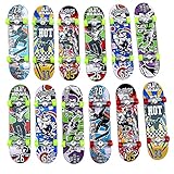 fdsfa Finger Skateboard, Finger Mini Skateboard Deck Truck Board, Skateboard Spielzeug Niedlich Finger Skate Park Toys Skateboard Training Requisiten Hochleistungsfähiges kleines Spielzeug